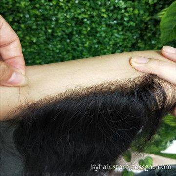 Super Thin HD Lace Frontal Closure Cuticle Aligned Transparent Swiss Lace Frontal Vendor Film Transparent HD Thin Lace Closure